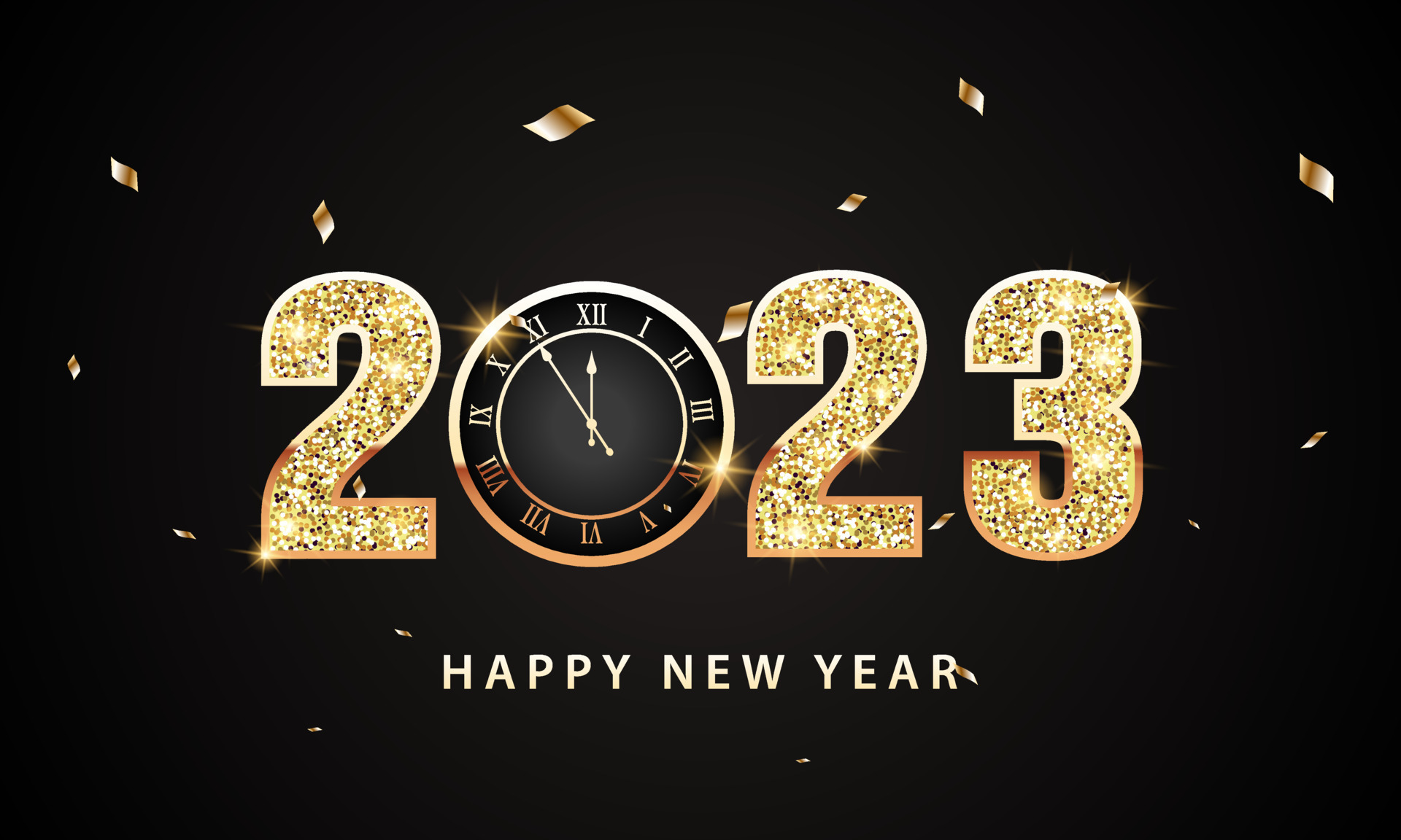 2023 Happy New Year Background Design. Greeting Card, Banner