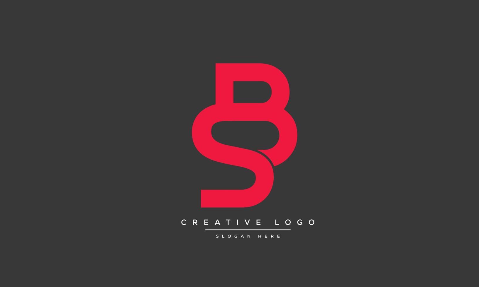 Alphabet letters Initials monogram logo SB, BS, S and B vector