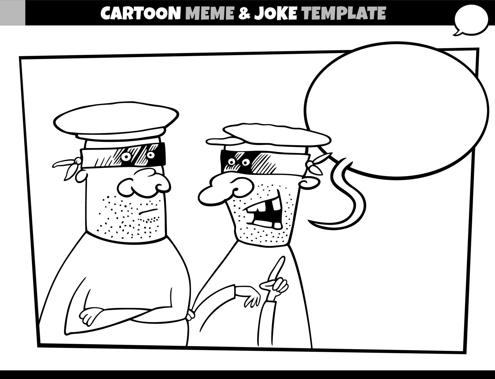 cartoon meme template with speech bubble and comic thieves 9885827 cartoon meme template with speech bubble and comic thieves 9885827