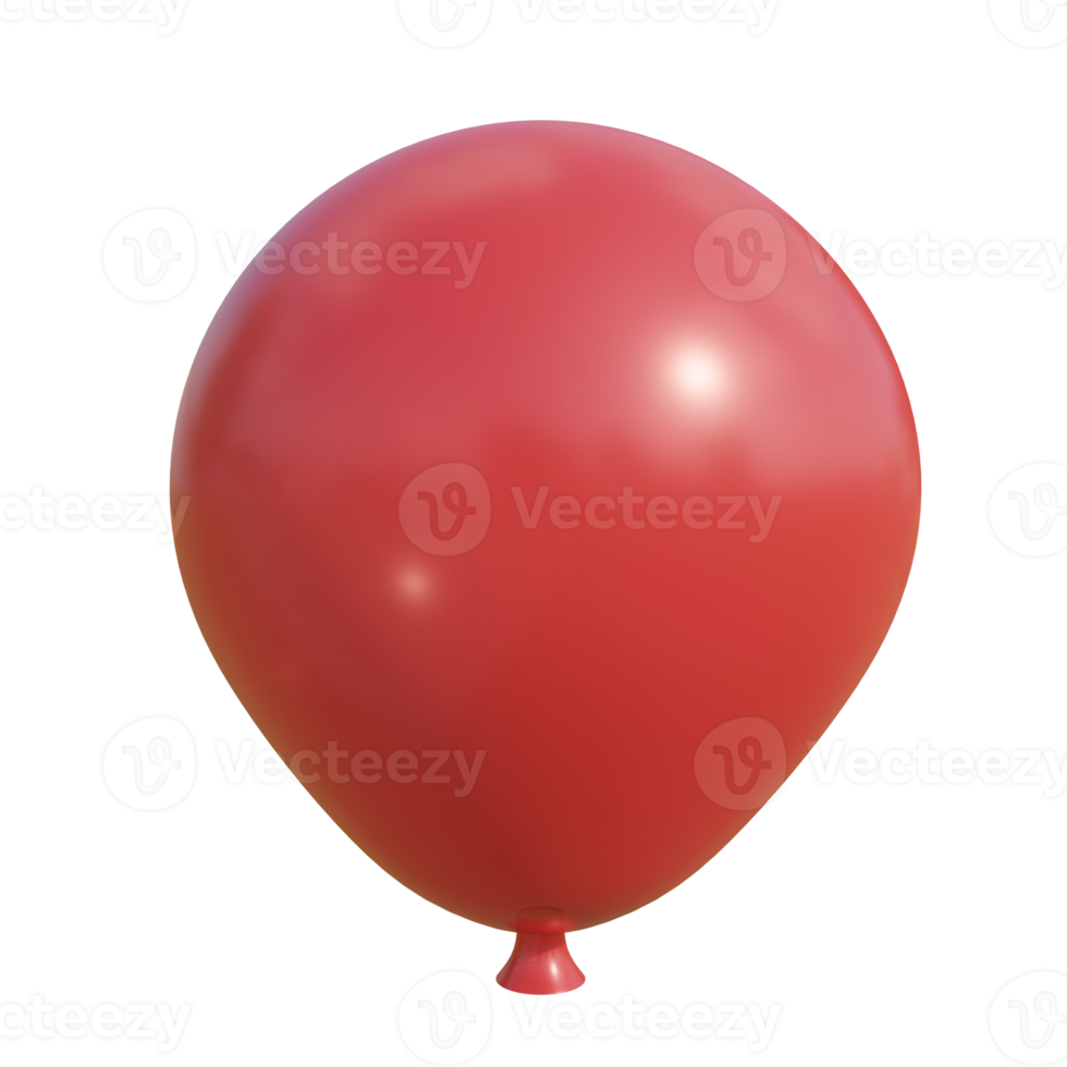 3d illustration of balloons for independence png