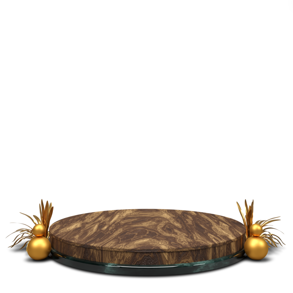 beautiful modern podium 3d render isolated png