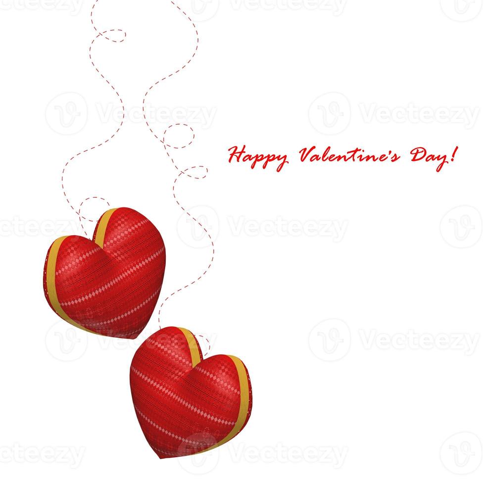 Hearts. Valentine. card. Holiday. photo