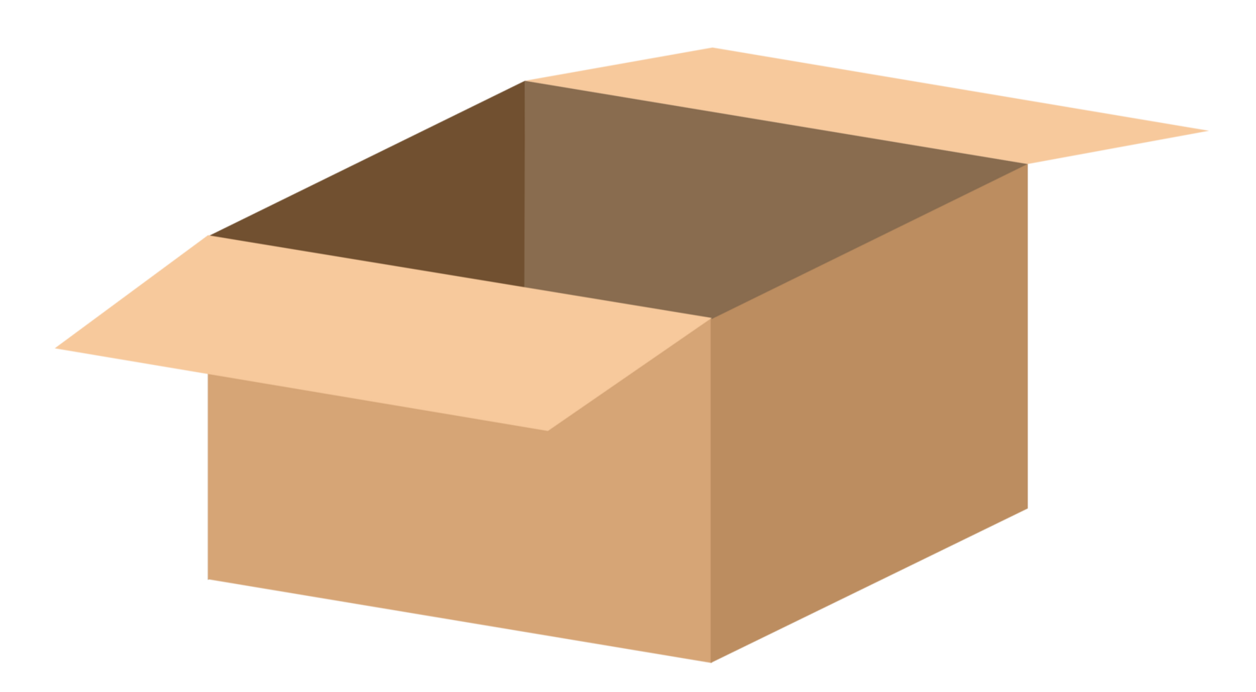 brown paper box png file