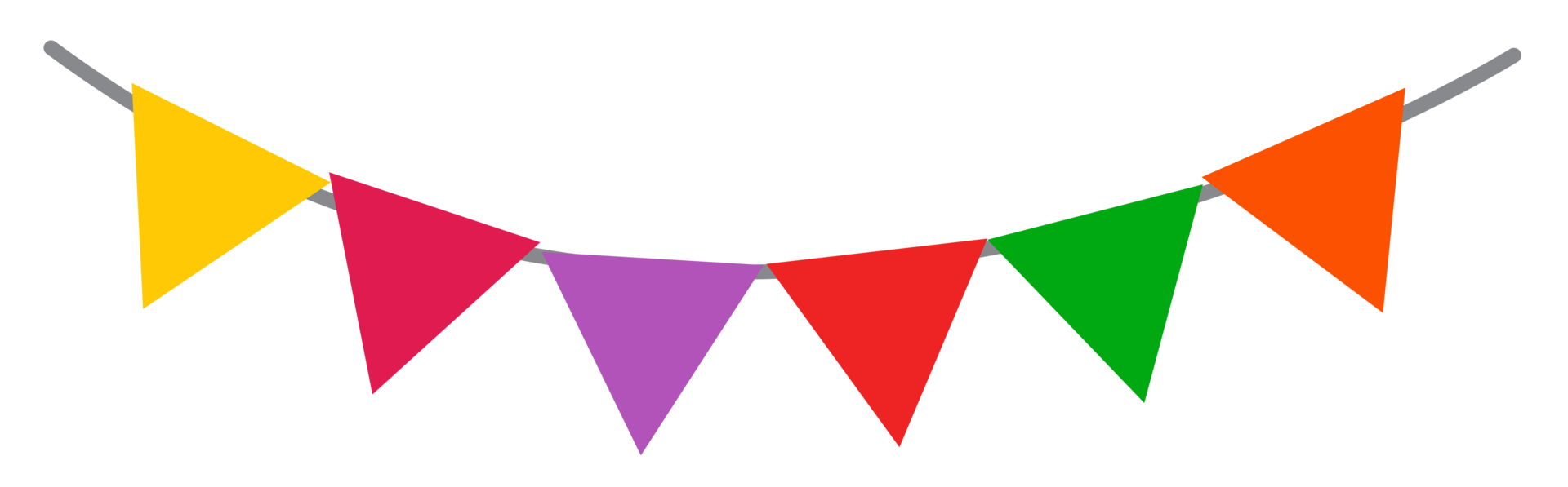 colorful rainbow flag png file