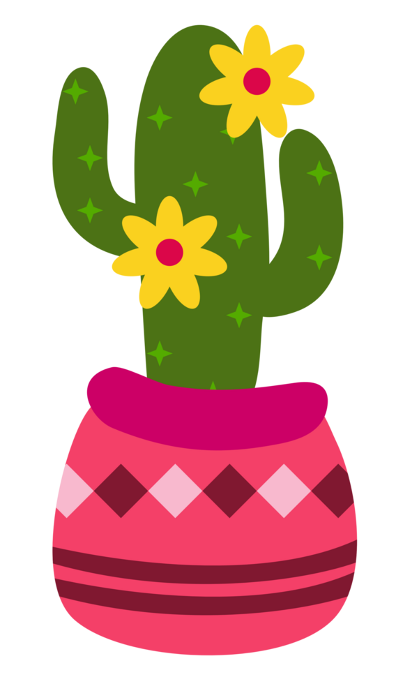 schattige heldere cactus png-bestand png