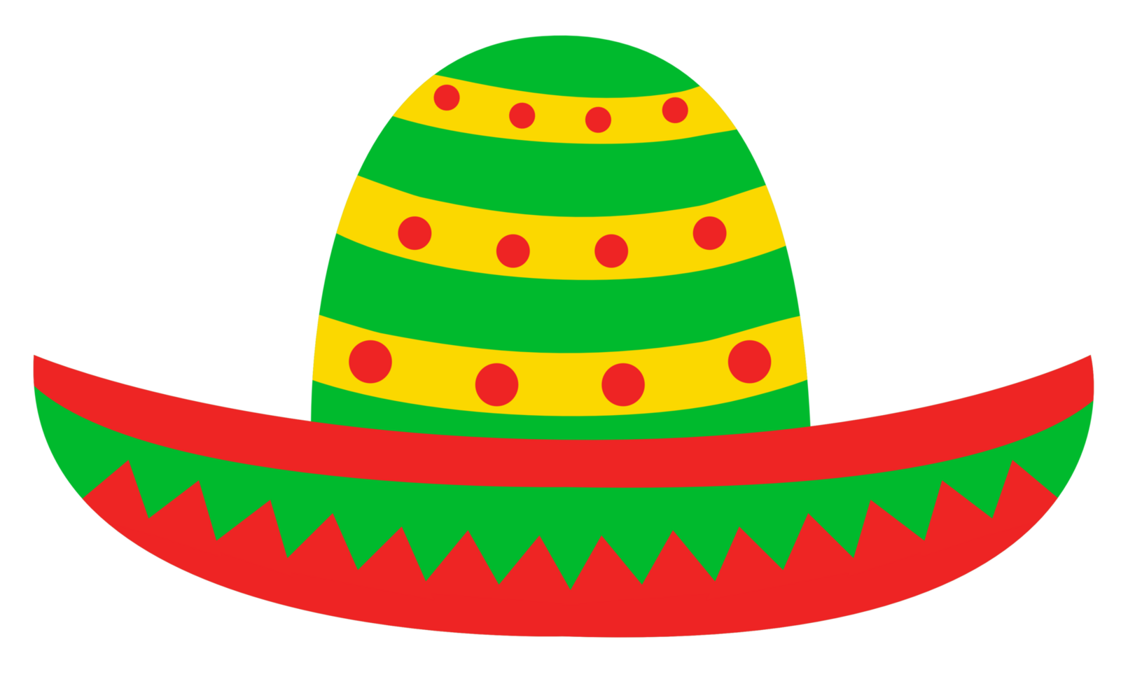 lindo colorido sombrero png archivo