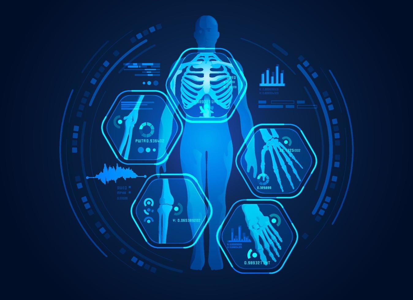 body scan interface vector