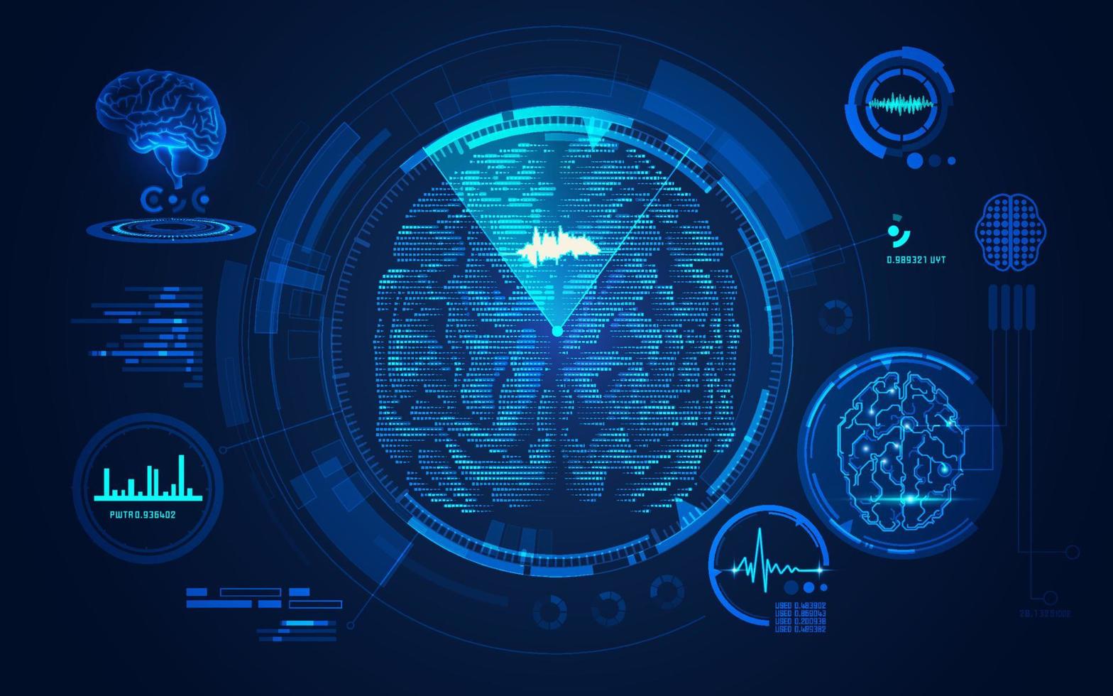 brain scan interface vector