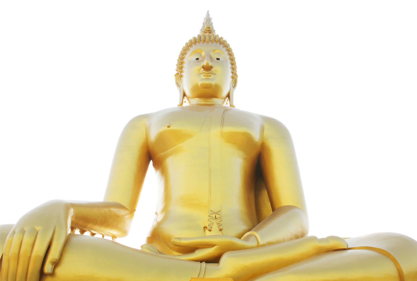 Big golden buddha png