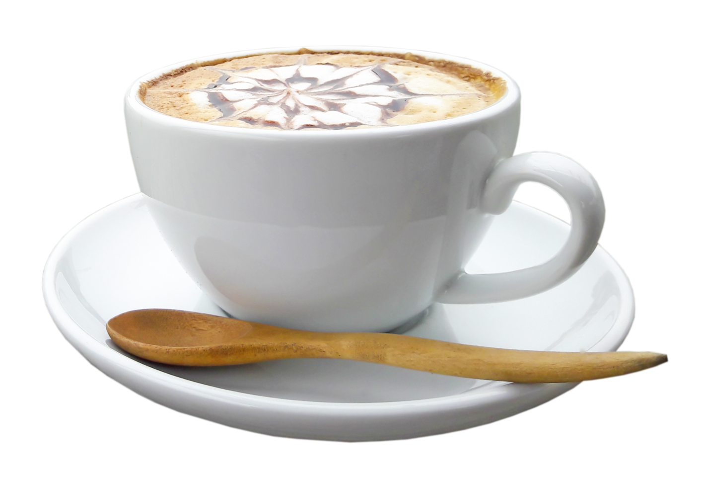 une tasse de café au lait chaud png