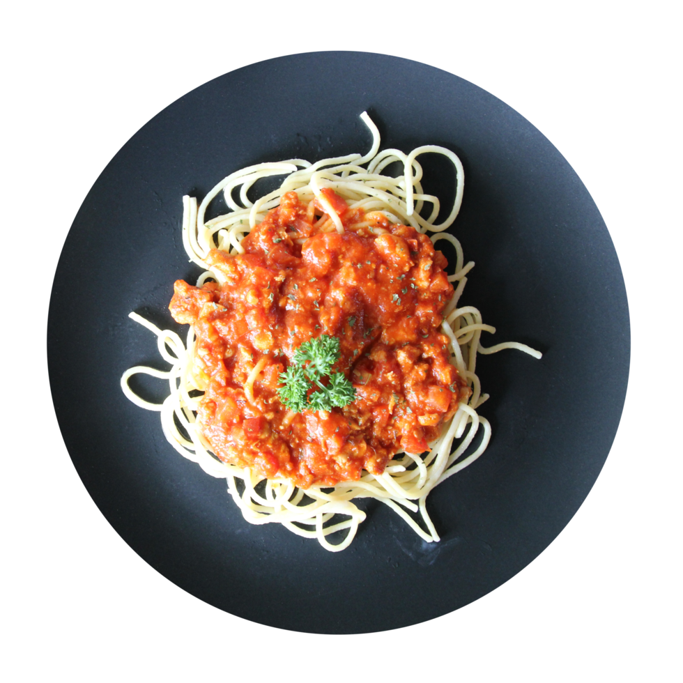 spaghetti italiaanse pasta met tomatensaus png
