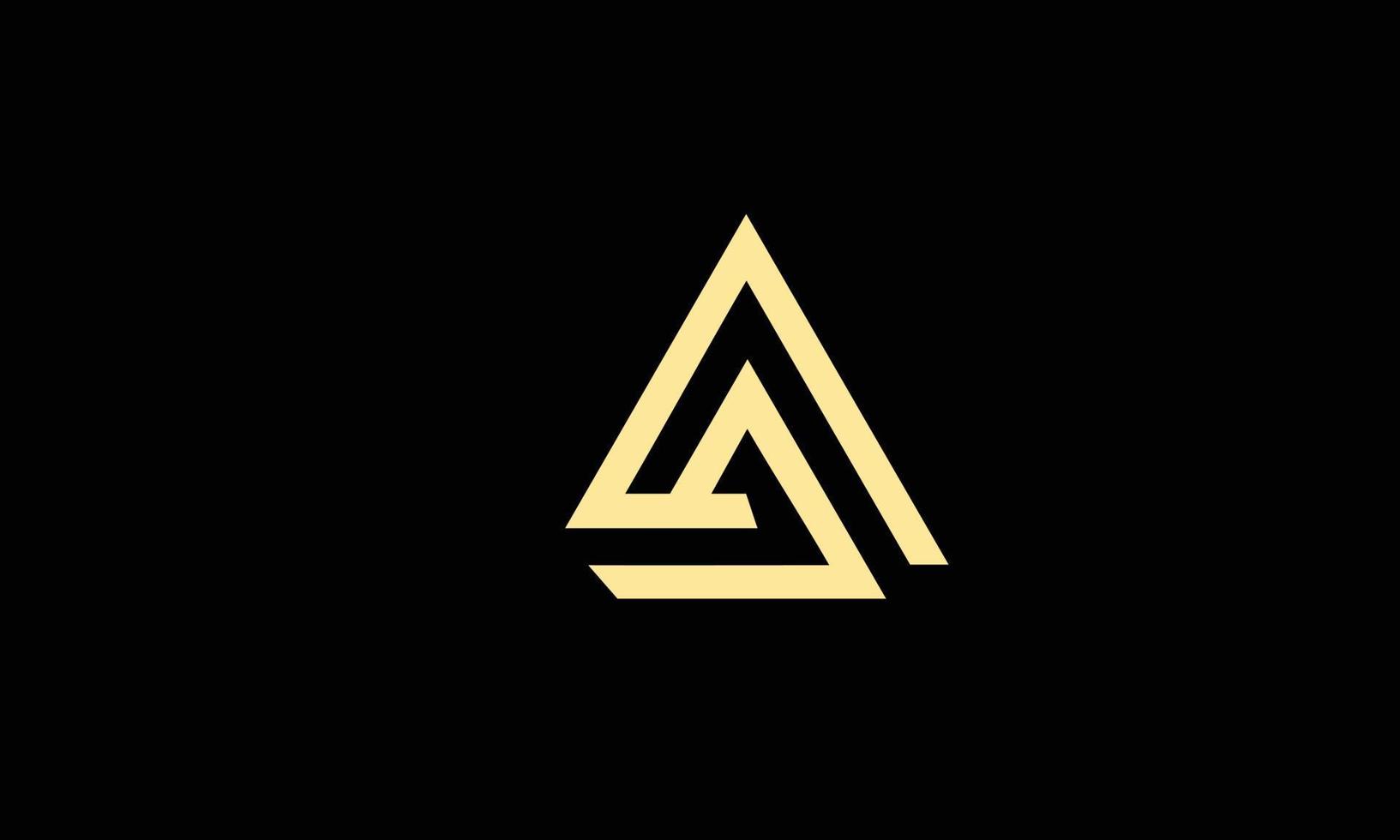 Alphabet letters Initials monogram logo AA vector