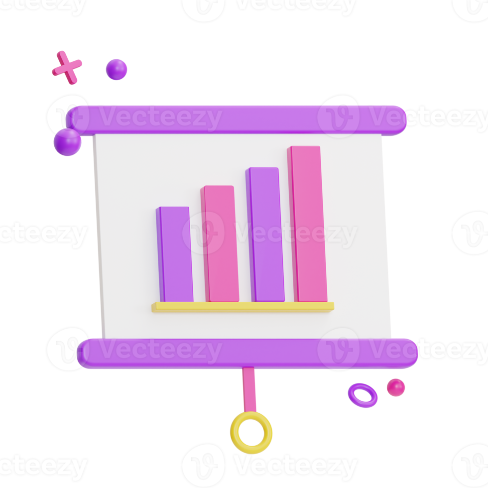 Web Analysis illustration 3d png