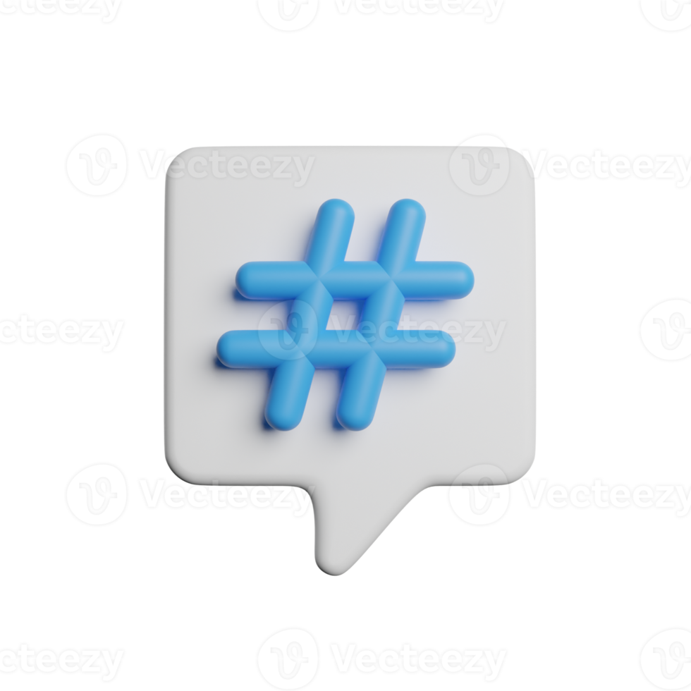 Hashtag Sign Keywords png