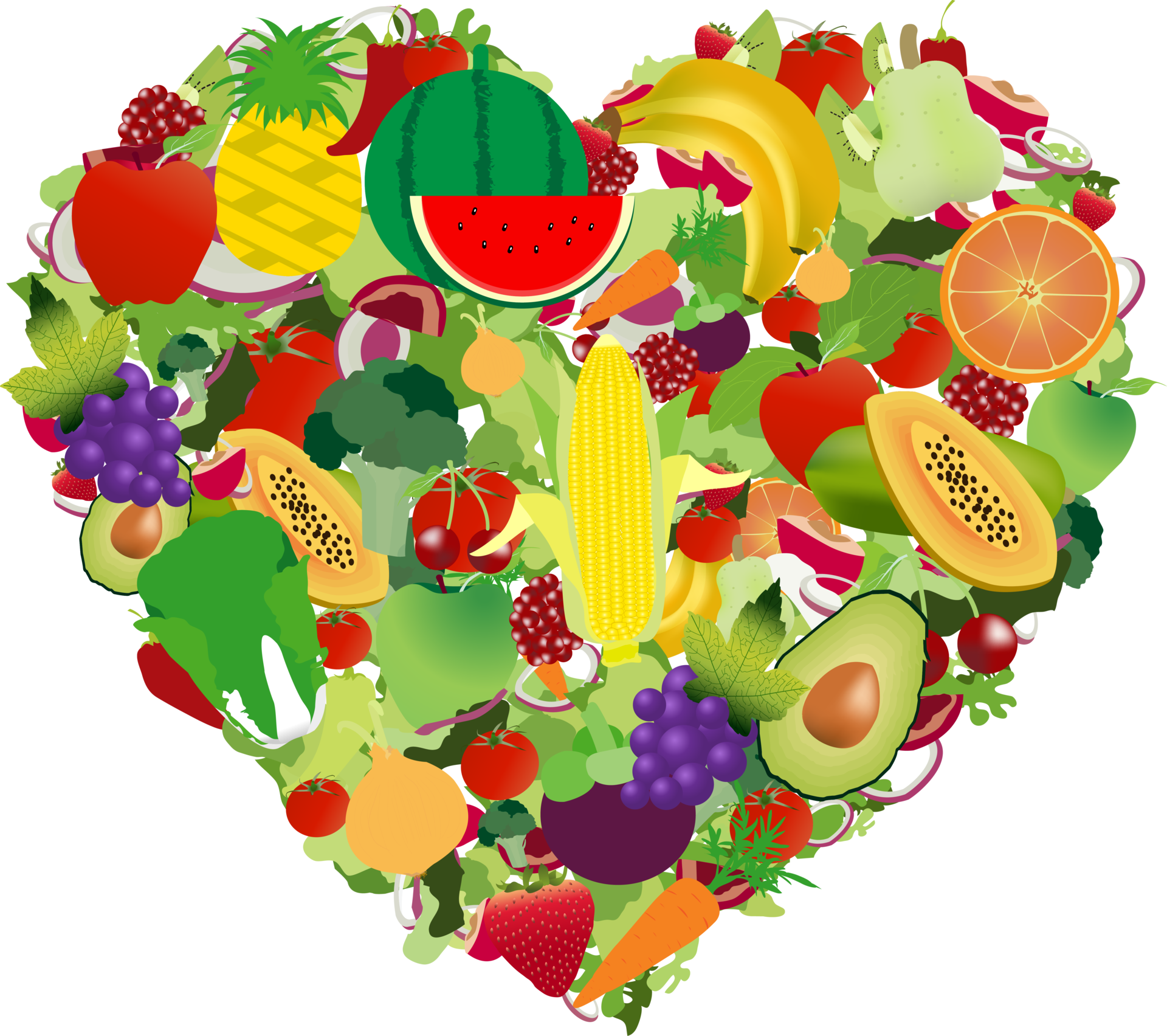 Coeur Arc en ciel De Fruits Et L gumes 9888083 PNG daniel-requests-vegetables-bible-fun-for-kids