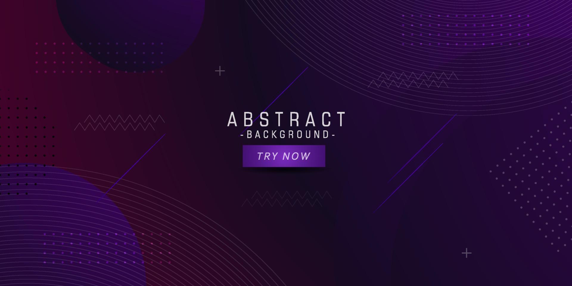 Modern abstract dynamic shape background in dark purple gradation. Perfectly used for landing pages, websites, banners, posters, events, etc. Eps10 vector illustration