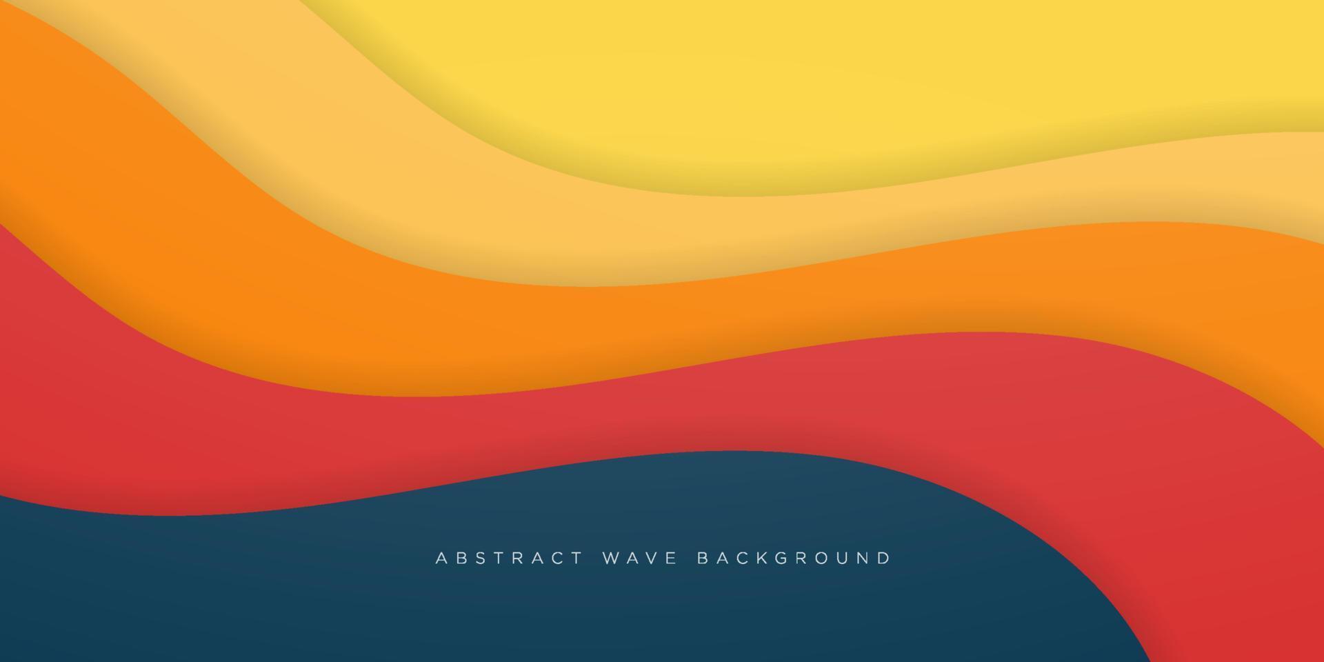 red and orange wave. Abstract paper cut. Abstract colorful waves. Wavy banners. Color geometric form. Wave paper cut. Map line of topography. Map mockup infographics. Eps10 Vector illustration