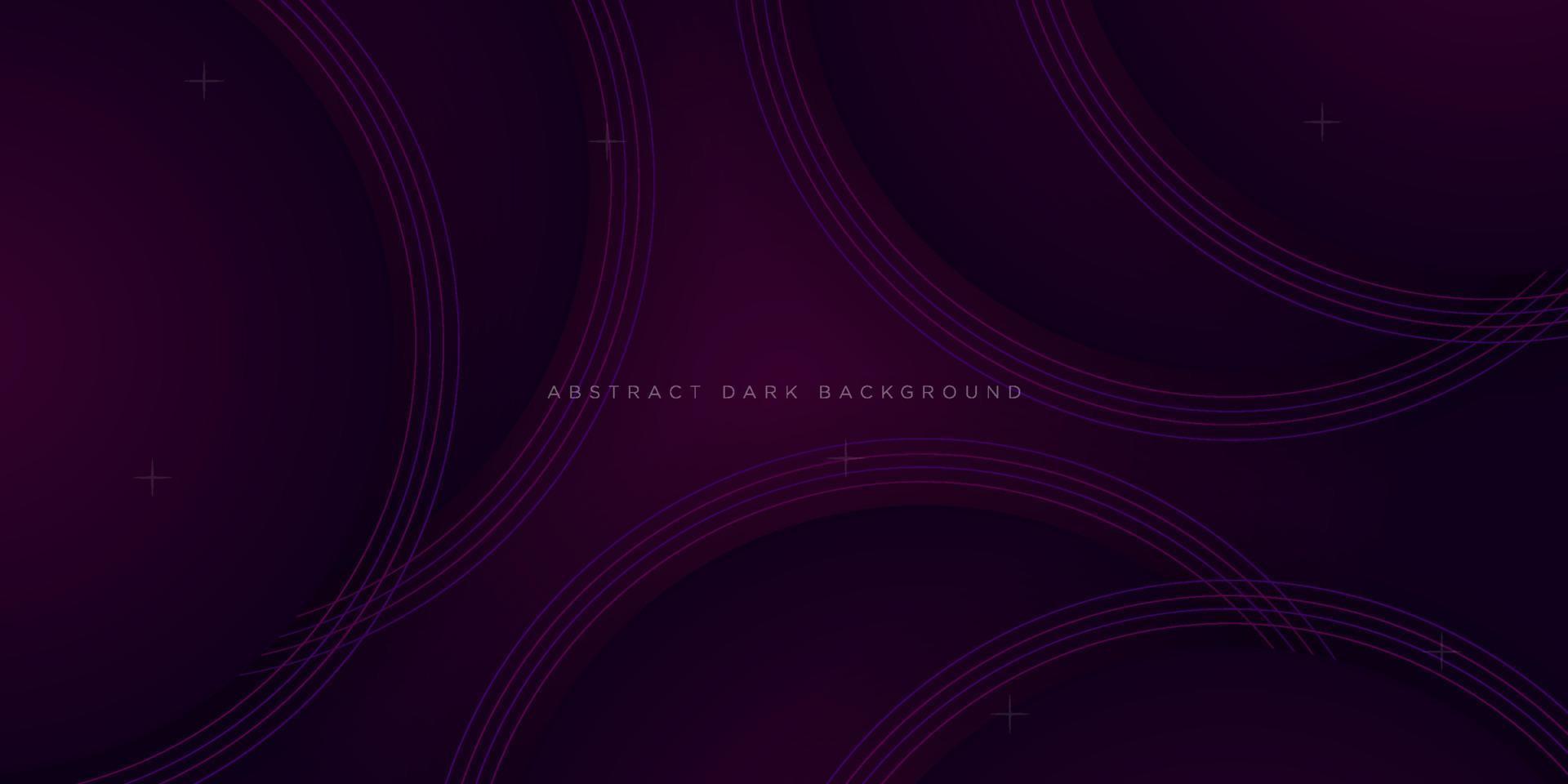 Modern abstract dynamic shape background in dark purple gradation. Perfectly used for landing pages, websites, banners, posters, events, etc. Eps10 vector illustration