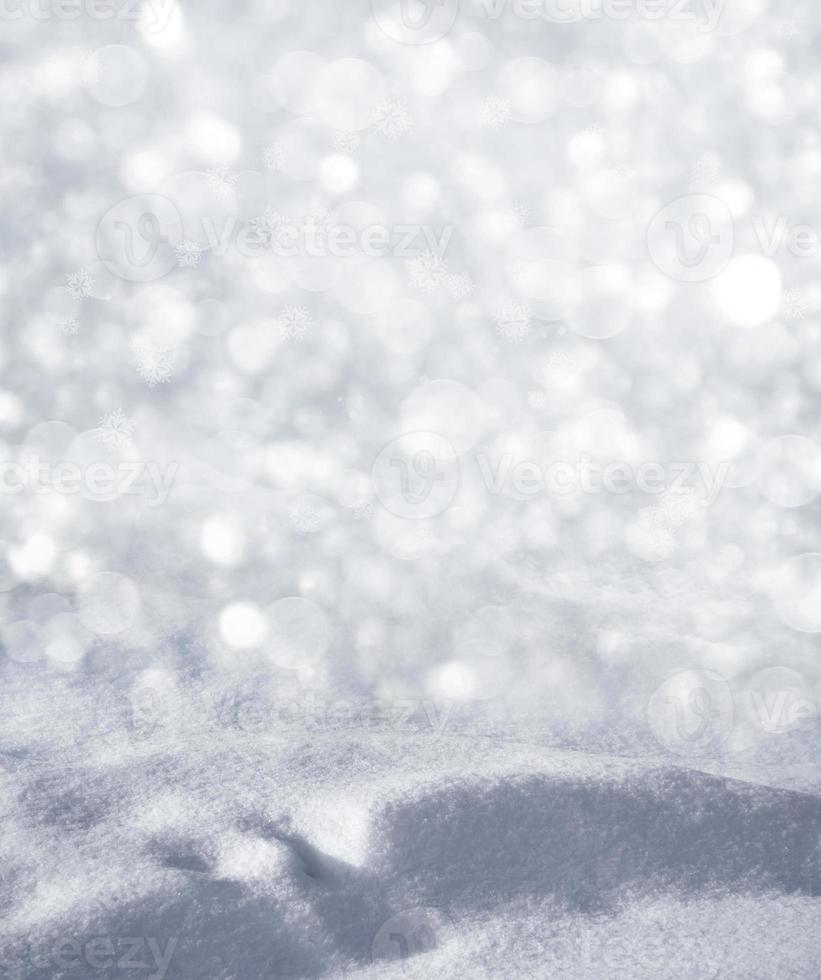 antecedentes. paisaje de invierno la textura de la nieve foto