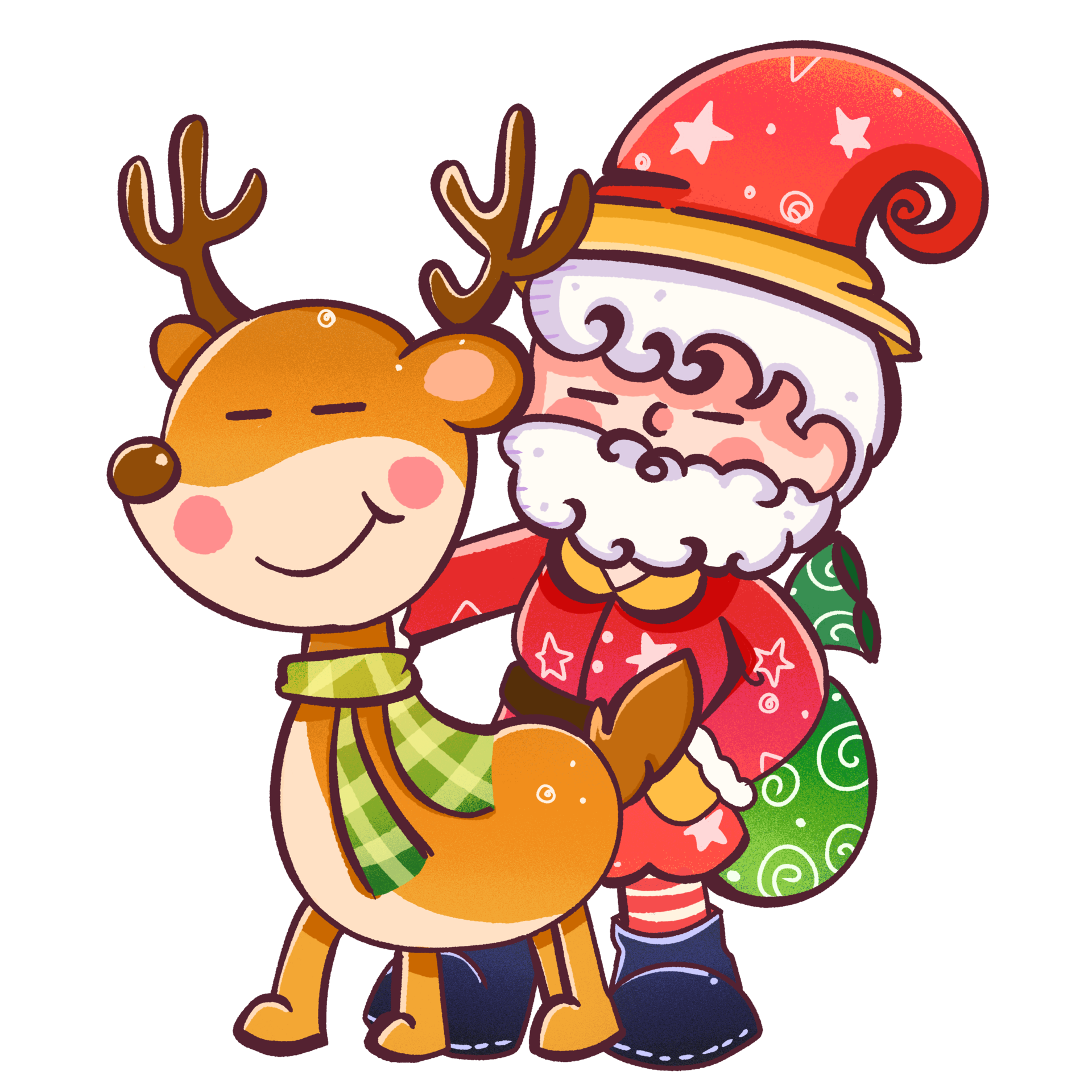Free Cute Santa clause on Christmas day 9889725 PNG with Transparent  Background
