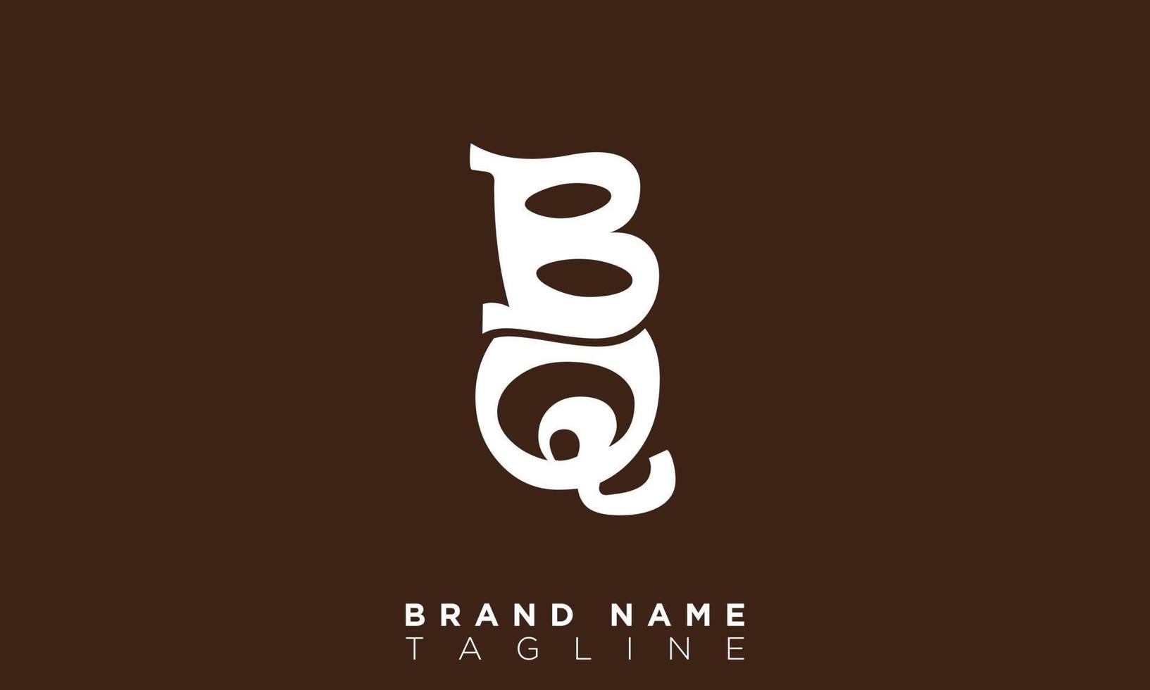 Alphabet letters Initials Monogram logo BQ, QB, B and Q 9890185 Vector