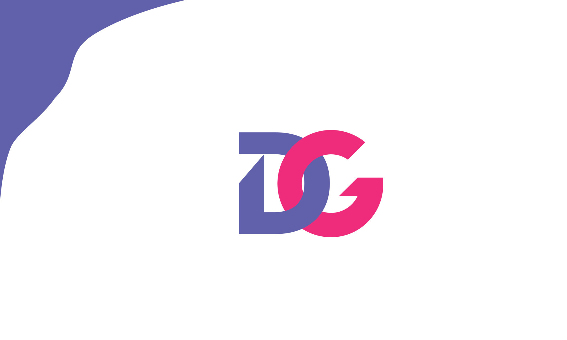 Alphabet letters Initials monogram logo DG, GD, D and G 9890200 Vector