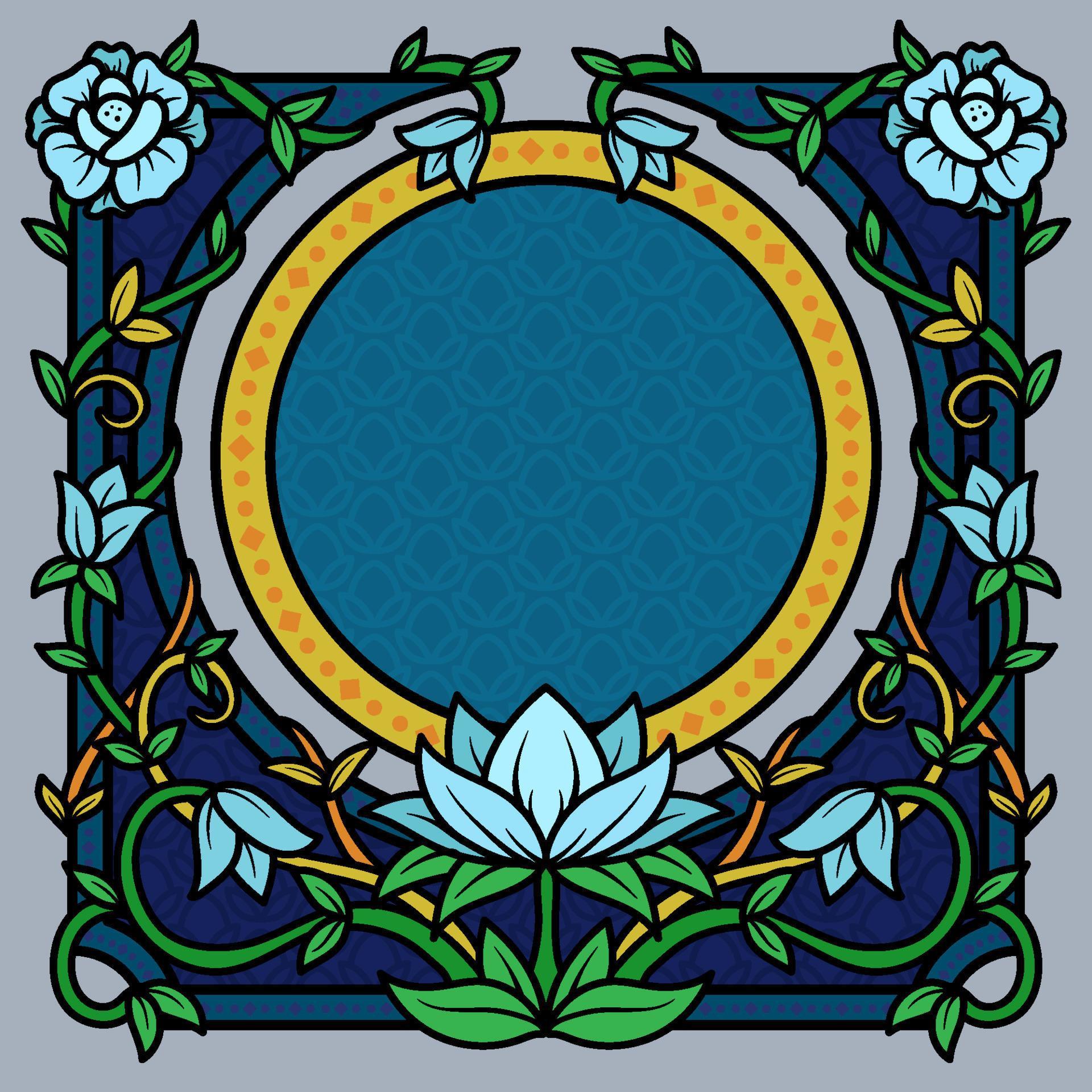 Art Nouveau Background 9890348 Vector Art at Vecteezy