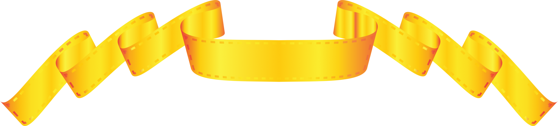 Glitter gold ribbon 9890428 PNG