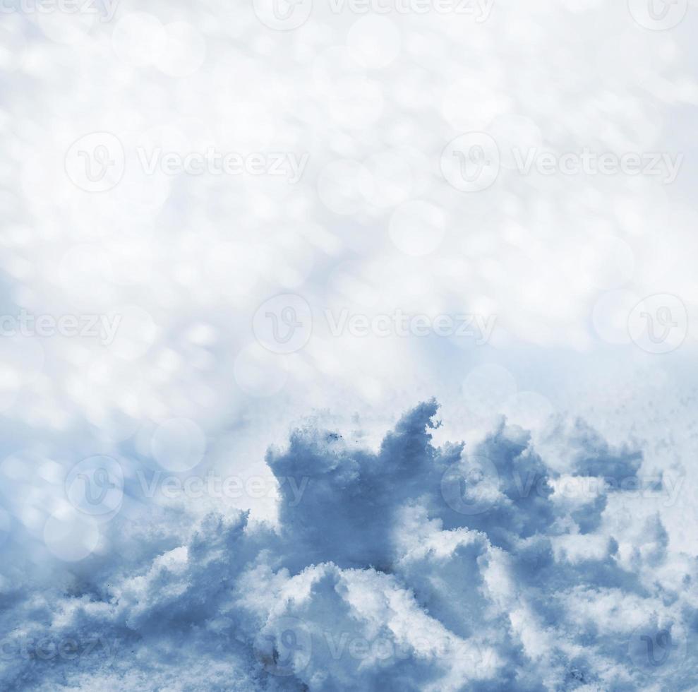 Background of snow. Winter landscape. photo