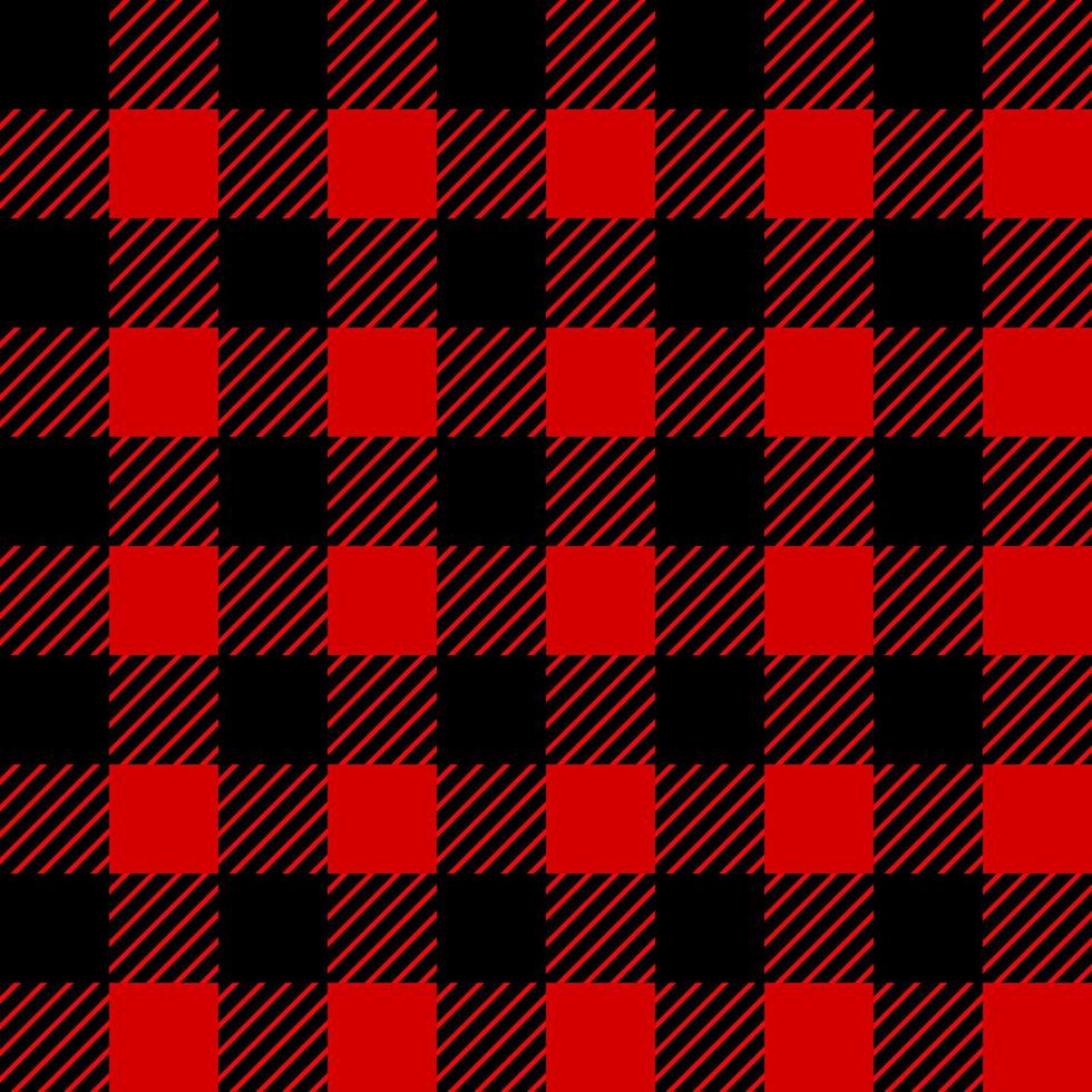 red and white plaid design vector