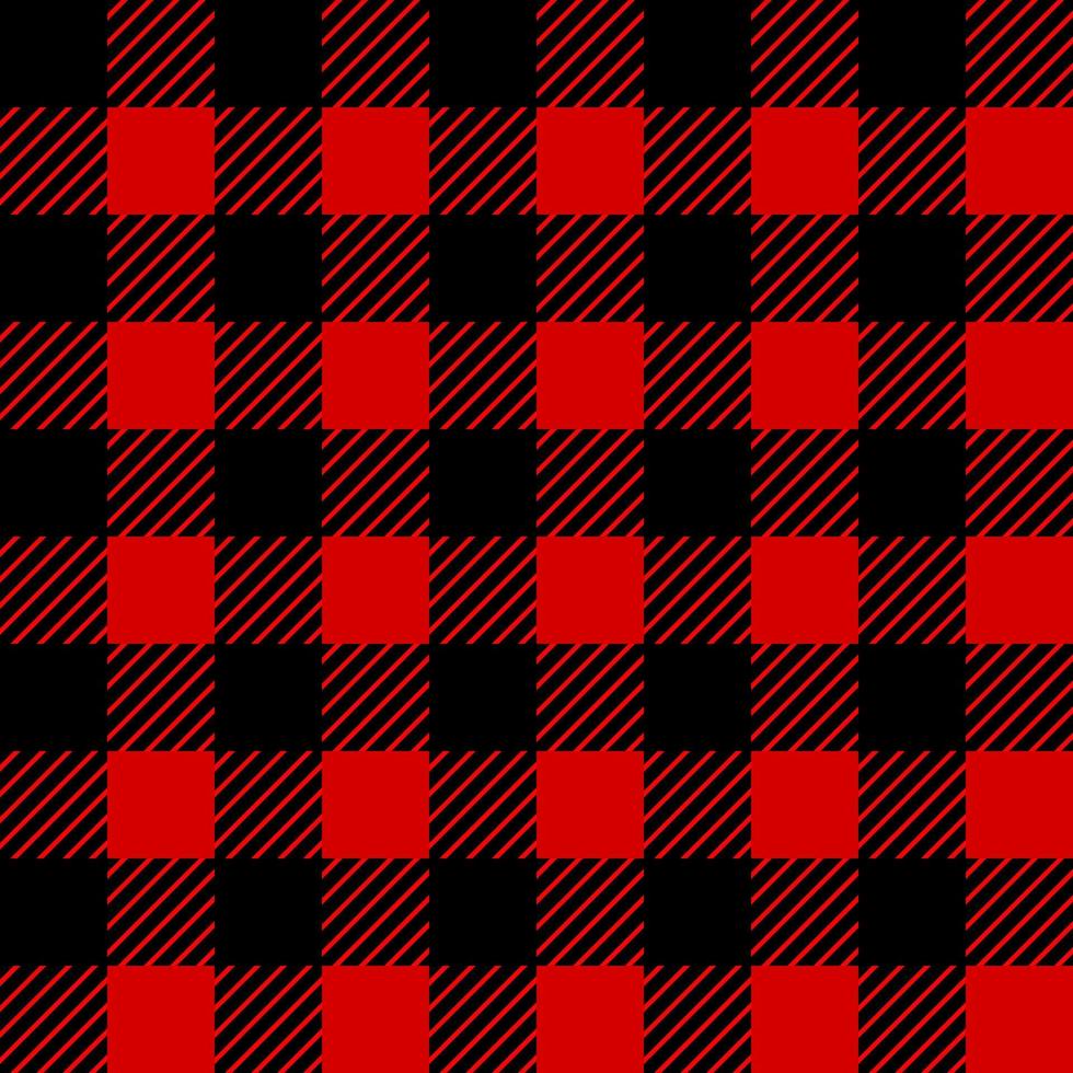 red and white plaid design vector