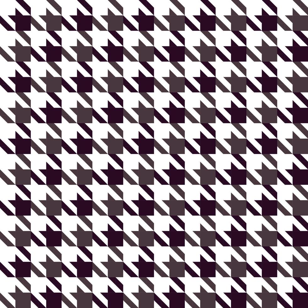 black seamless surface pattern design with houndstooth vector