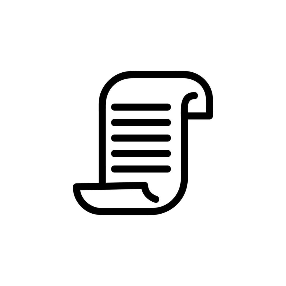 magical spell icon vector. Isolated contour symbol illustration vector