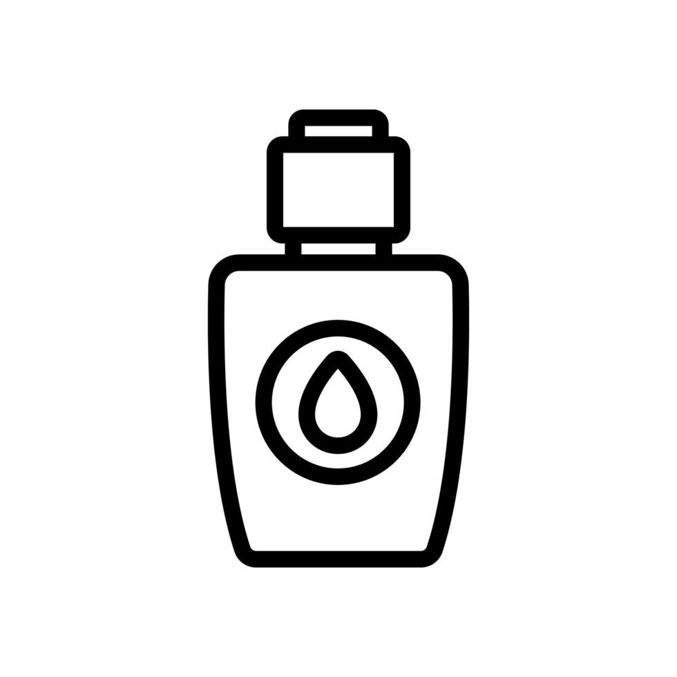 oil cosmetic for skin icon vector outline illustration