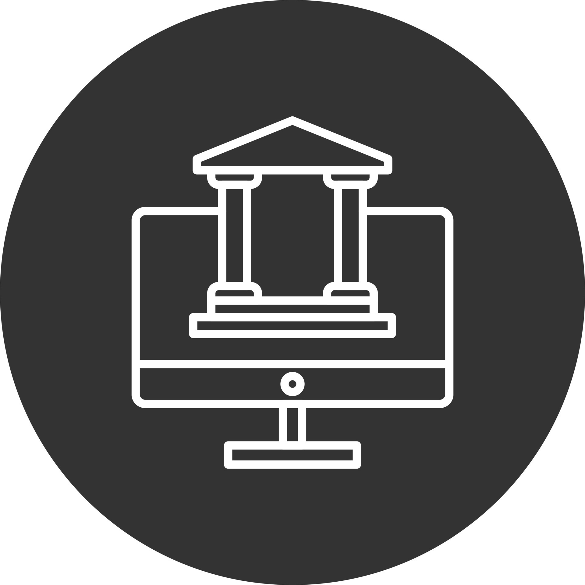 icono de línea de biblioteca en línea invertida 9891499 Vector en Vecteezy