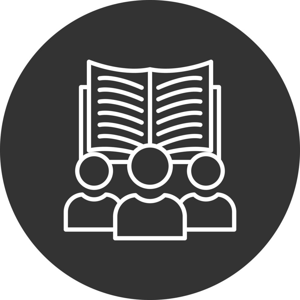 User Line Inverted Icon vector