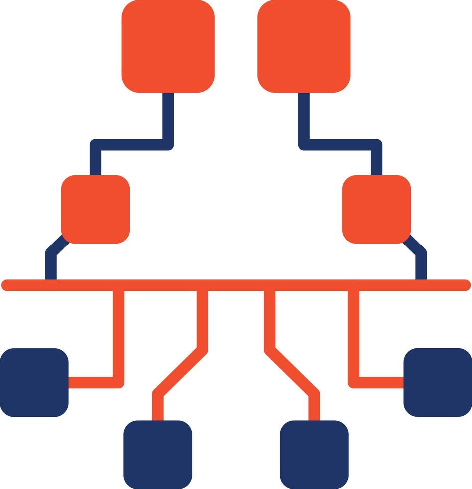 Sequence Line Inverted Icon vector