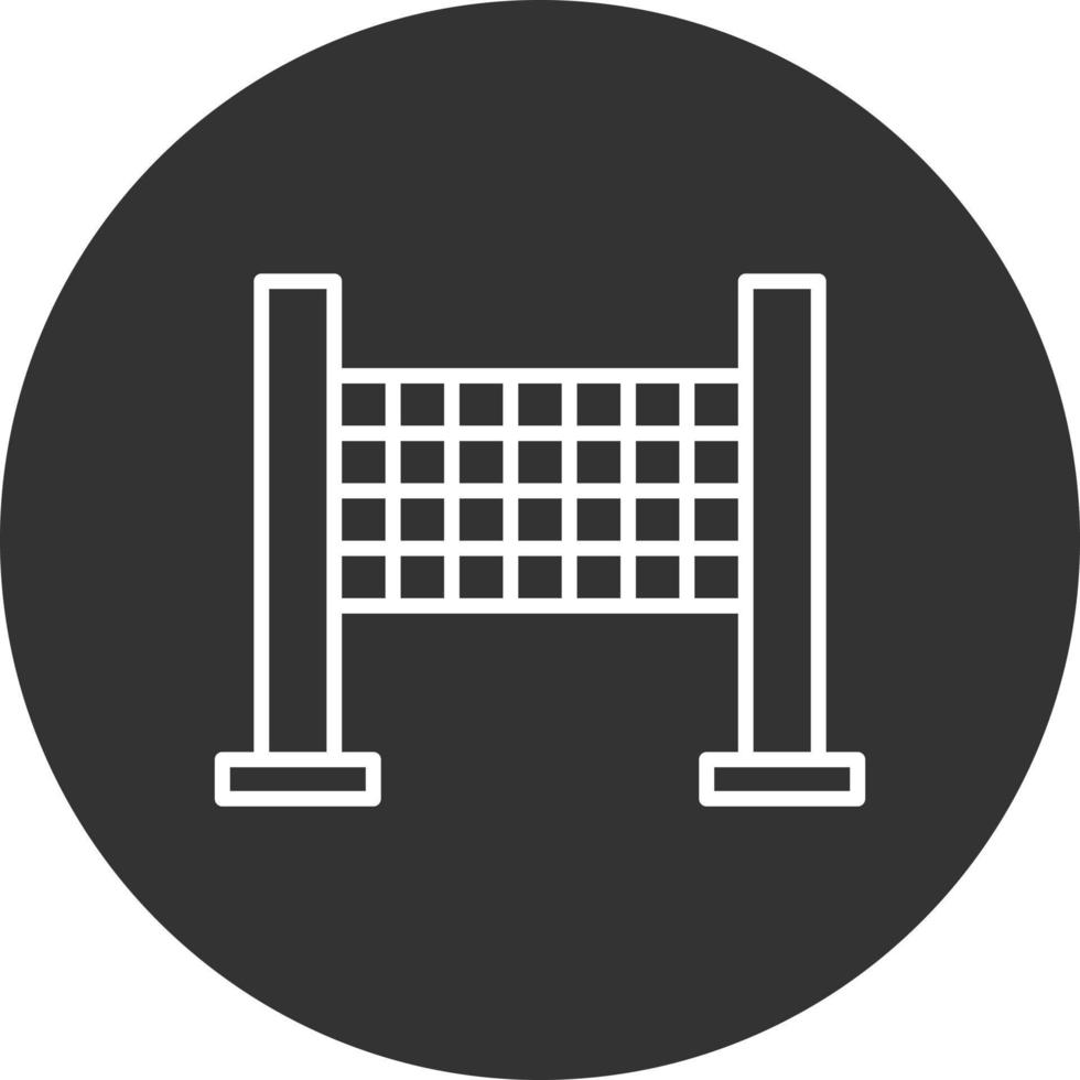 Finish Line Inverted Icon vector