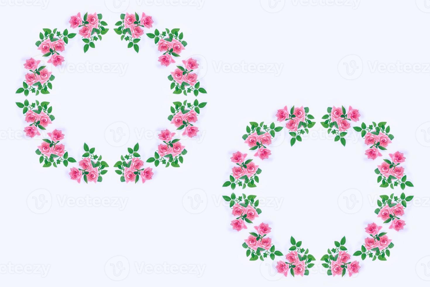 Bright pink rose petals. photo