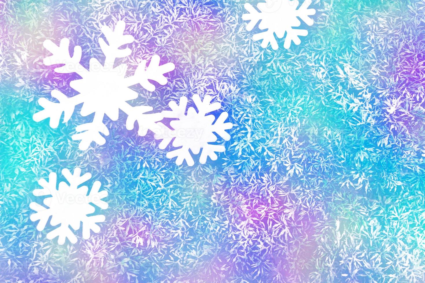 snowflake. toy. Christmas abstract colorful festive background. photo