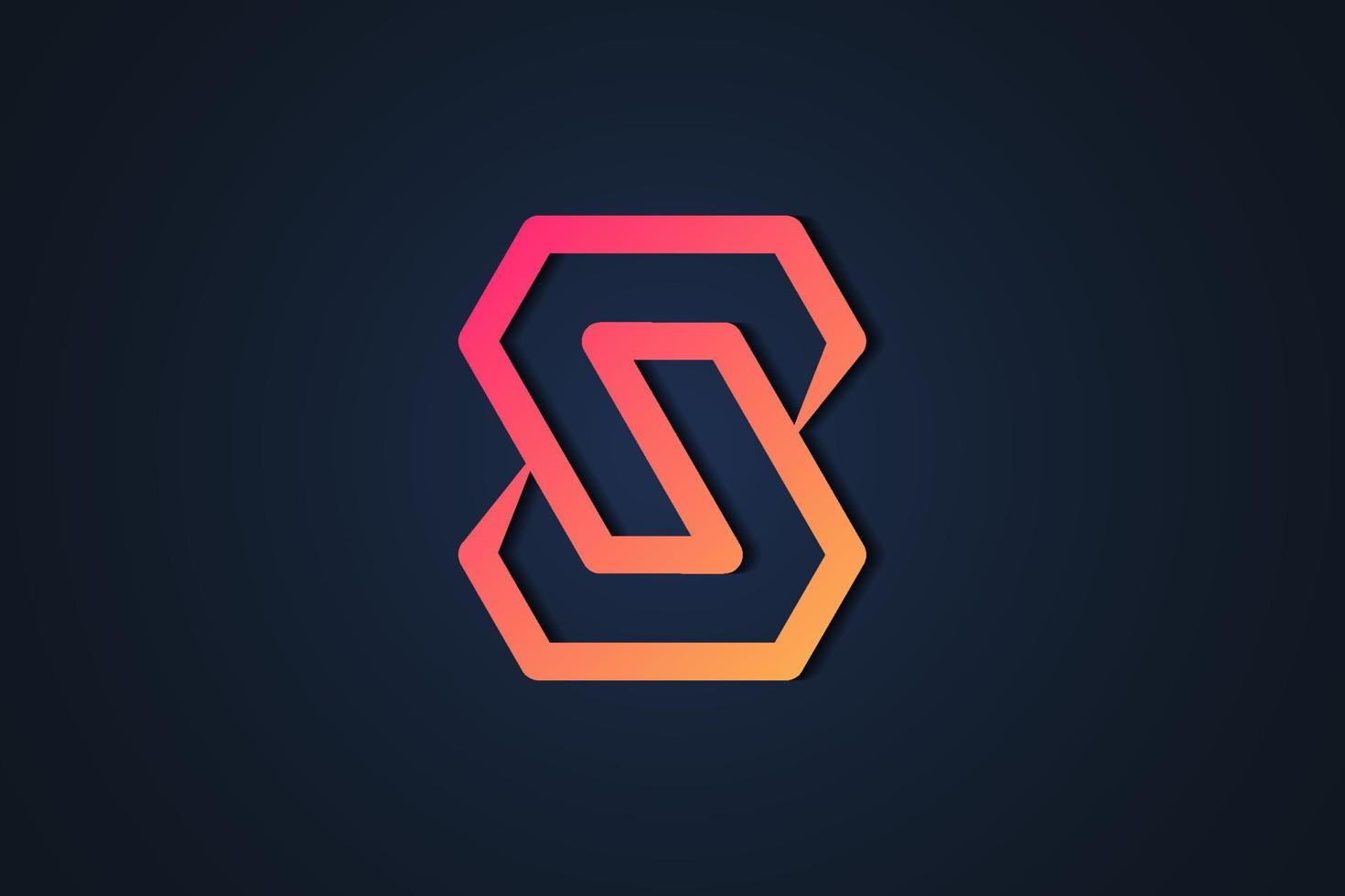 Abstract Polygon Logo Element vector