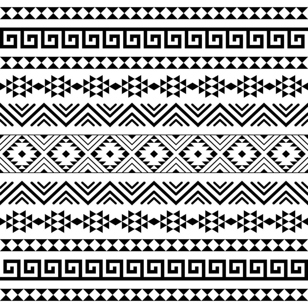 Seamless ethnic and aztec tribal pattern. Background for fabric, wallpaper, card template, wrapping paper, carpet, textile, cover. ethnic style pattern vector
