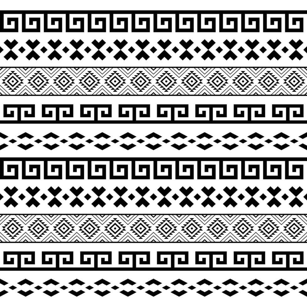 Seamless ethnic and aztec tribal pattern. Background for fabric, wallpaper, card template, wrapping paper, carpet, textile, cover. ethnic style pattern vector