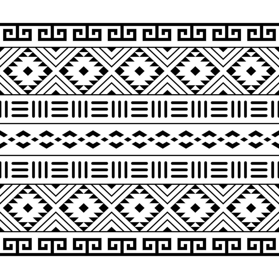 Seamless ethnic and aztec tribal pattern. Background for fabric, wallpaper, card template, wrapping paper, carpet, textile, cover. ethnic style pattern vector