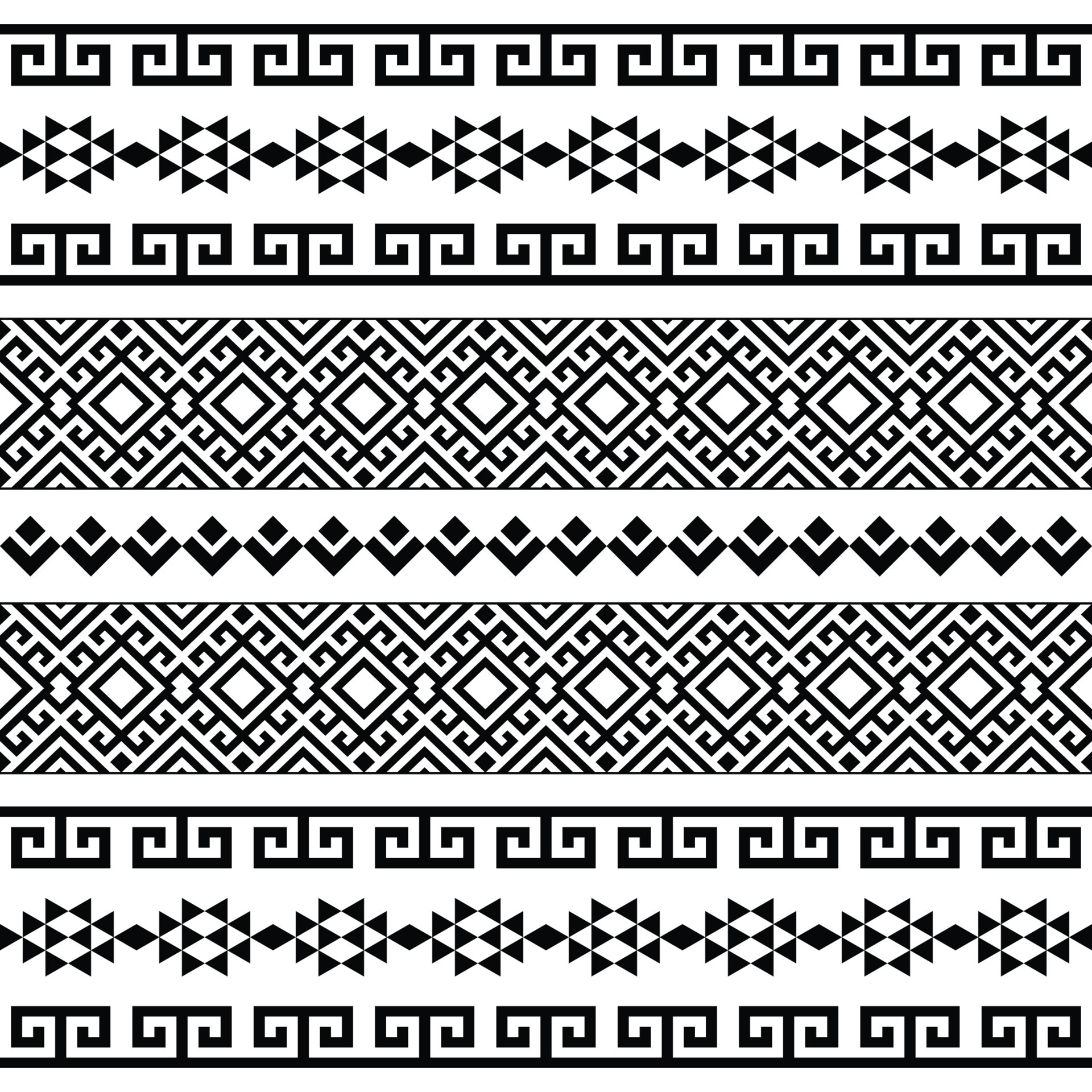 Seamless ethnic and aztec tribal pattern. Background for fabric ...