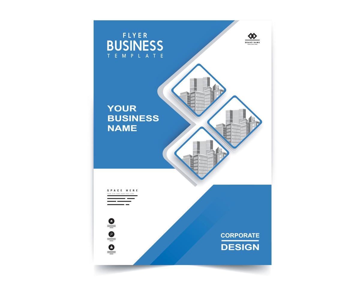 Corporate Book Cover Design Template in A4. Can be adapt to Brochure, Annual Report, Magazine,Poster, Business Presentation, Portfolio, Flyer, Banner, Website vector