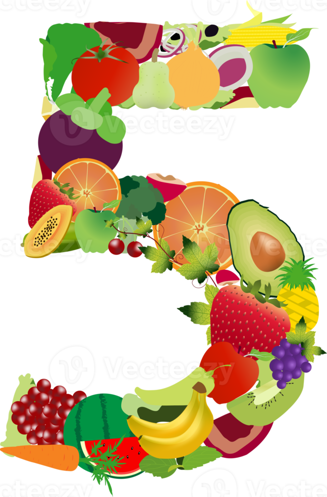 Letras Do Alfabeto De Frutas E Legumes 9897915 Png