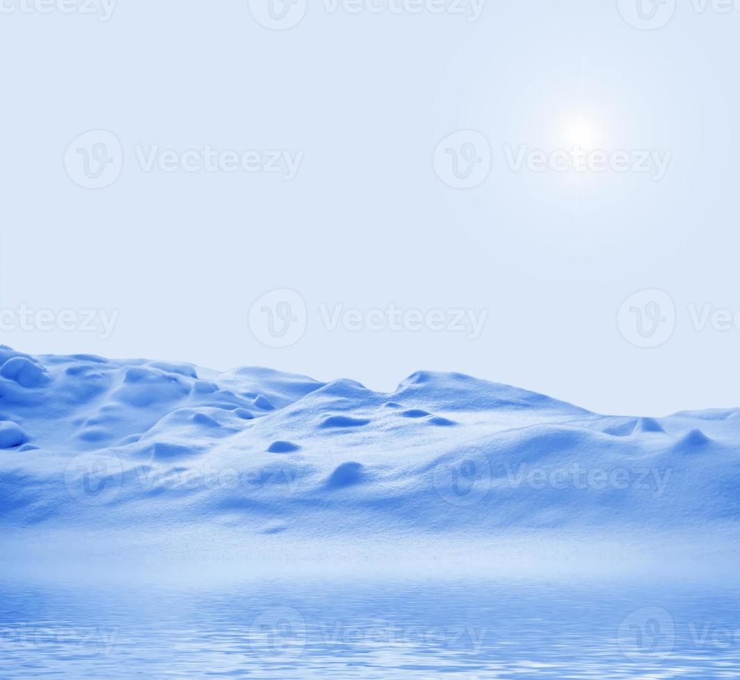 Background. Winter landscape. The texture of the snow photo