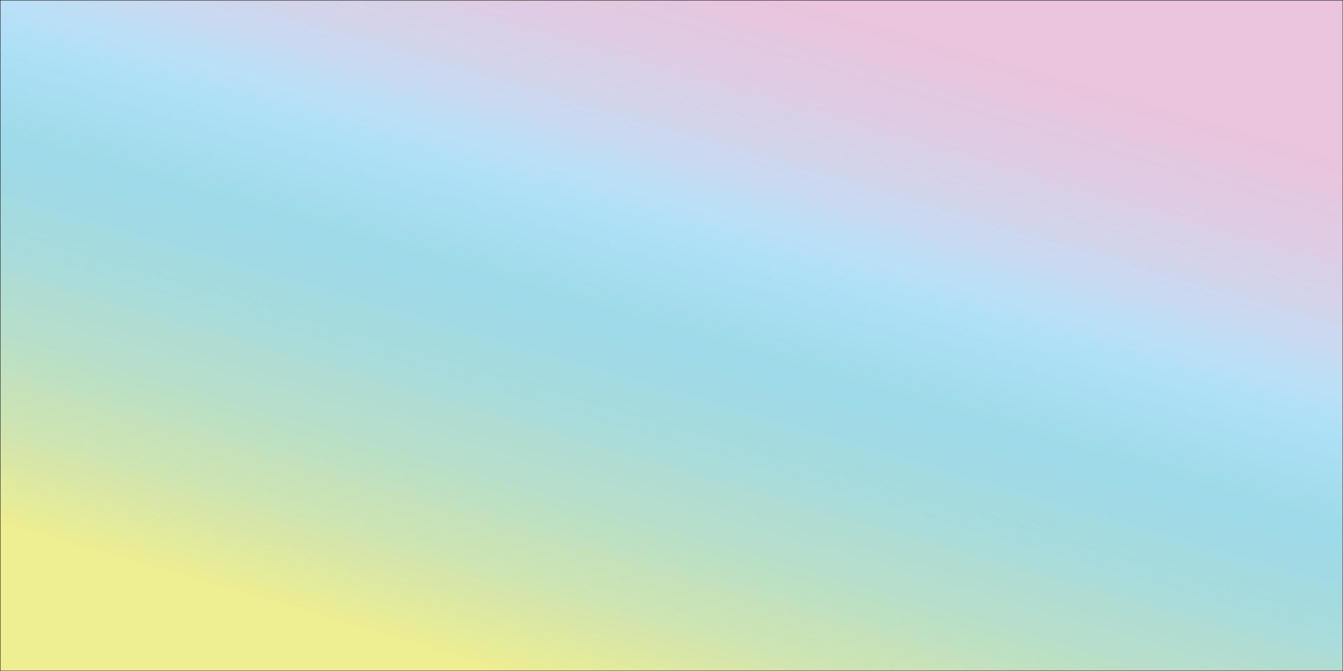 gradient background yellow blue light and pink pastel colour vector