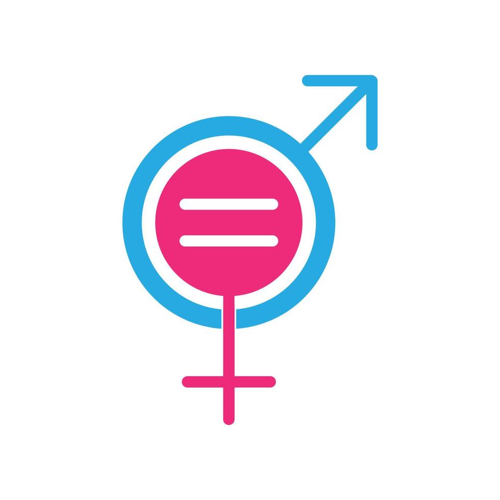 gender logo vector template